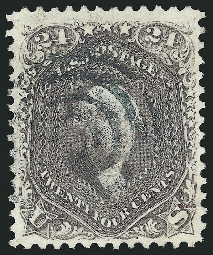 Values of US Stamps Scott Catalogue #70: 1861 24c Washington. Robert Siegel Auction Galleries, Mar 2014, Sale 1067, Lot 1035