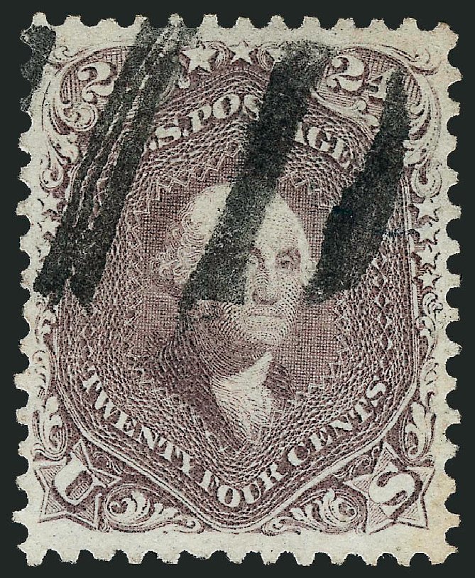 Values of US Stamps Scott # 70: 24c 1861 Washington. Robert Siegel Auction Galleries, Oct 2008, Sale 963, Lot 505