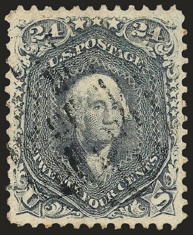 Costs of US Stamp Scott Catalog 70: 1861 24c Washington. Robert Siegel Auction Galleries, Dec 2008, Sale 967, Lot 4175