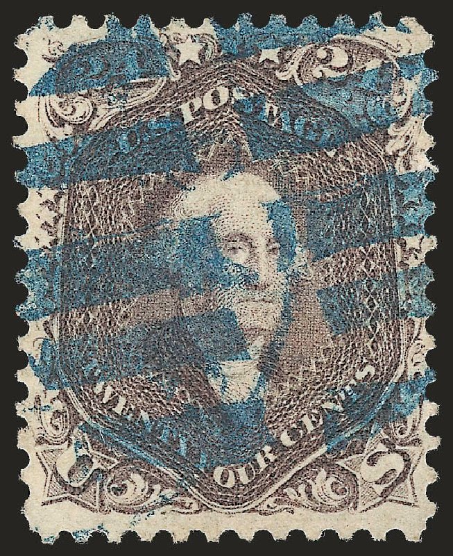 US Stamps Prices Scott Catalogue # 70 - 1861 24c Washington. Robert Siegel Auction Galleries, Sep 2009, Sale 976, Lot 1335