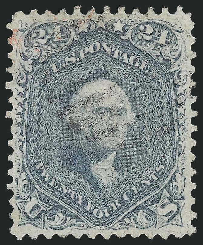 Value of US Stamp Scott 70: 1861 24c Washington. Robert Siegel Auction Galleries, Sep 2009, Sale 976, Lot 1345