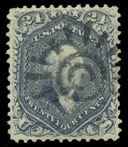 Costs of US Stamp Scott 70: 1861 24c Washington. Matthew Bennett International, May 2014, Sale 350, Lot 122