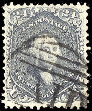 Prices of US Stamp Scott # 70 - 1861 24c Washington. Cherrystone Auctions, Apr 2012, Sale 201204, Lot 52