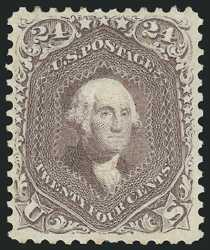 Prices of US Stamp Scott Catalog #70: 24c 1861 Washington. Robert Siegel Auction Galleries, Dec 2012, Sale 1037, Lot 1562