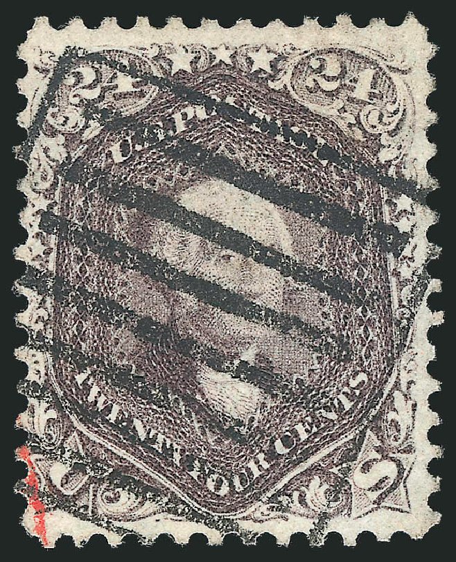Costs of US Stamp Scott Catalog #70 - 24c 1861 Washington. Robert Siegel Auction Galleries, Dec 2013, Sale 1062, Lot 222