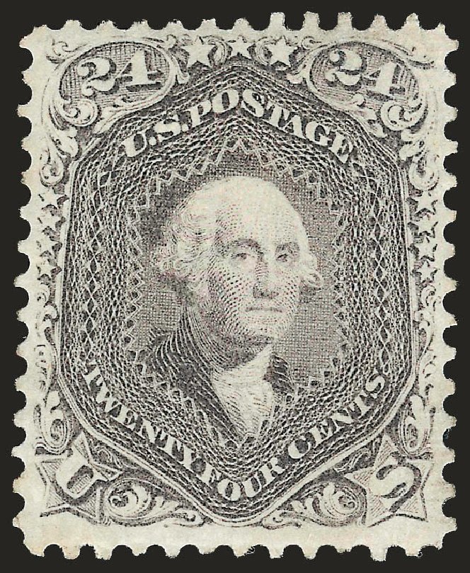 Values of US Stamp Scott Catalog 70: 24c 1861 Washington. Robert Siegel Auction Galleries, Apr 2009, Sale 972, Lot 3072