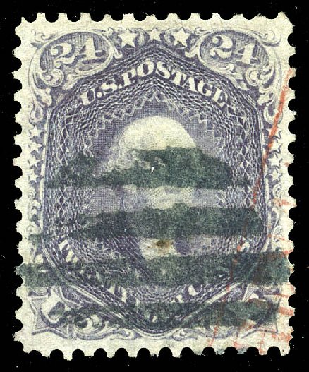 Values of US Stamps Scott Cat. 70: 1861 24c Washington. Matthew Bennett International, May 2014, Sale 350, Lot 123