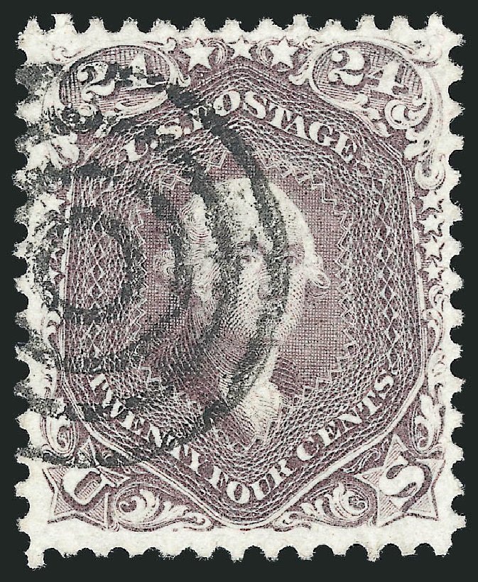 Costs of US Stamp Scott Cat. #70: 1861 24c Washington. Robert Siegel Auction Galleries, Dec 2013, Sale 1062, Lot 213