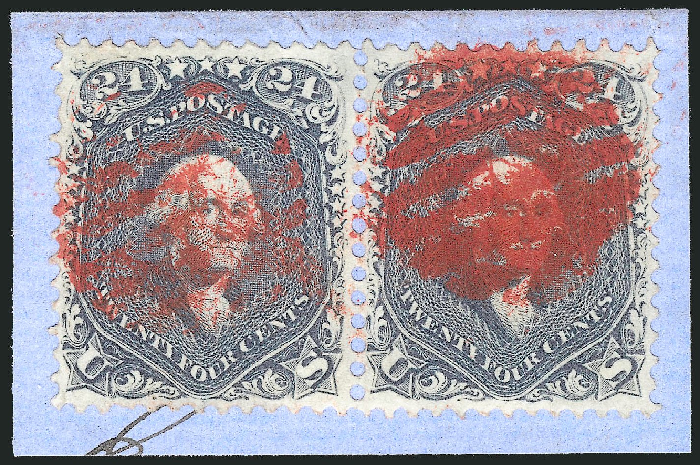 Price of US Stamps Scott Catalog #70: 24c 1861 Washington. Robert Siegel Auction Galleries, Mar 2014, Sale 1067, Lot 1043
