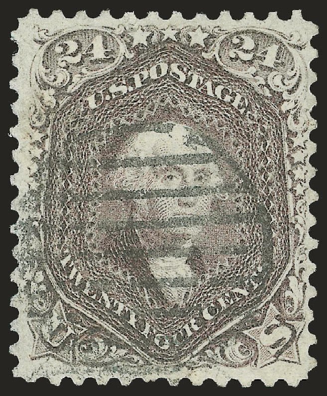 Price of US Stamp Scott Cat. #70 - 24c 1861 Washington. Robert Siegel Auction Galleries, Dec 2008, Sale 967, Lot 4173