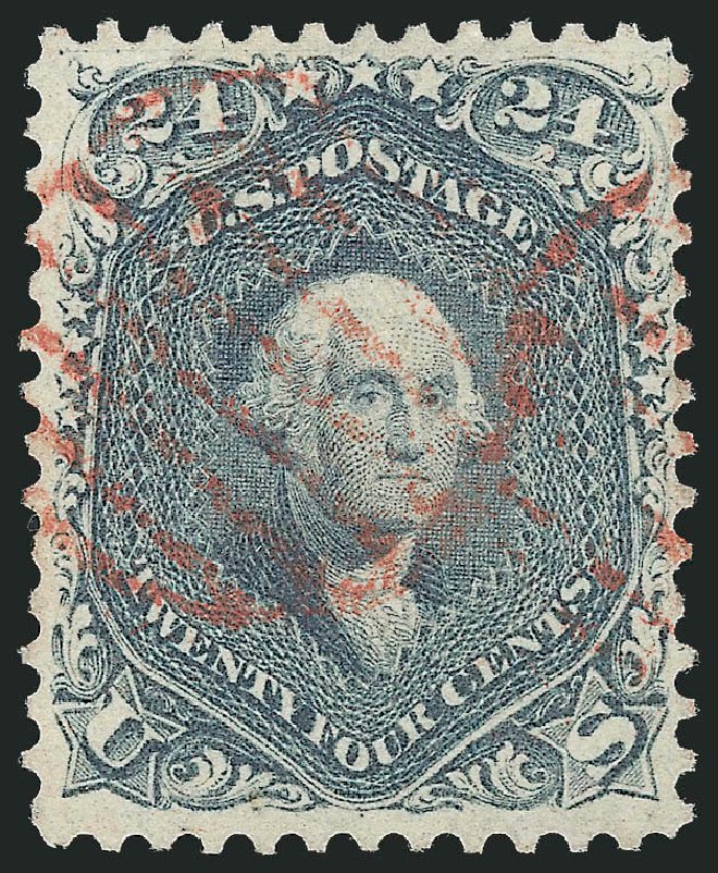 US Stamps Price Scott Catalog # 70: 1861 24c Washington. Robert Siegel Auction Galleries, Sep 2009, Sale 976, Lot 1343