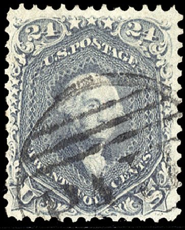 Price of US Stamps Scott #70 - 24c 1861 Washington. Cherrystone Auctions, Jan 2009, Sale 200901, Lot 86