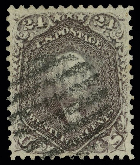 Values of US Stamps Scott Cat. 70 - 1861 24c Washington. H.R. Harmer, May 2014, Sale 3005, Lot 1086