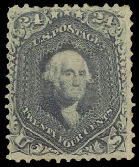 US Stamps Prices Scott 70 - 24c 1861 Washington. Daniel Kelleher Auctions, Aug 2012, Sale 631, Lot 766