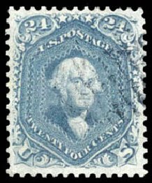 US Stamps Price Scott Cat. # 70: 24c 1861 Washington. Schuyler J. Rumsey Philatelic Auctions, Apr 2015, Sale 60, Lot 2036