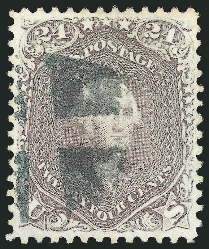 US Stamp Value Scott Cat. 70: 1861 24c Washington. Robert Siegel Auction Galleries, Jun 2012, Sale 1024, Lot 116