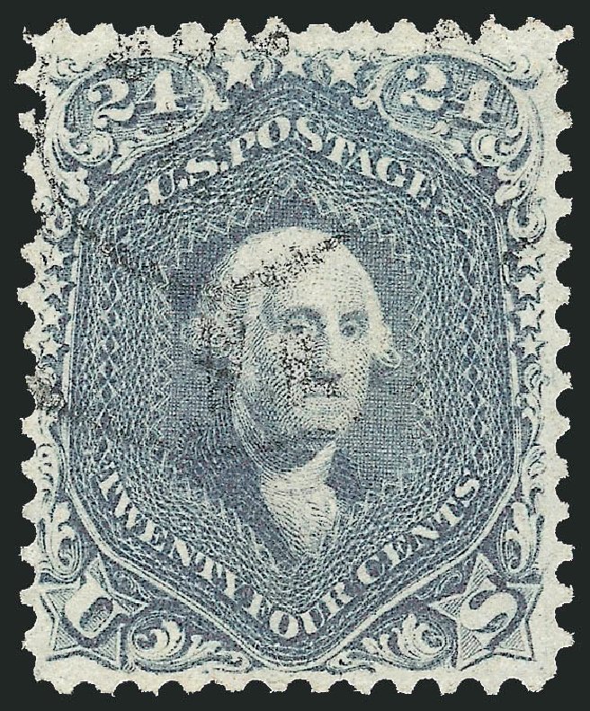 US Stamp Price Scott Cat. #70: 24c 1861 Washington. Robert Siegel Auction Galleries, Jun 2012, Sale 1026, Lot 1216