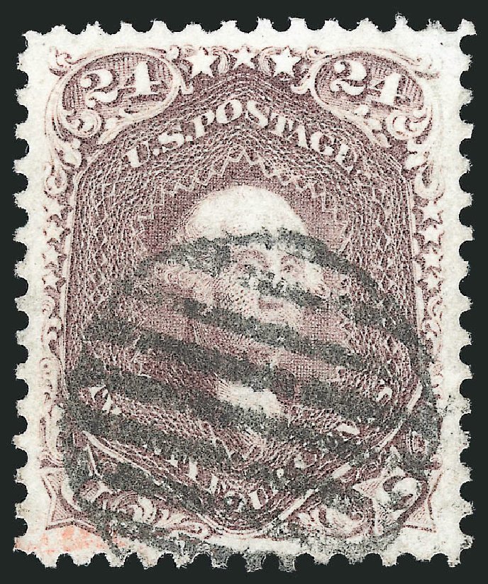 Value of US Stamps Scott Cat. #70 - 1861 24c Washington. Robert Siegel Auction Galleries, Oct 2012, Sale 1032, Lot 3126