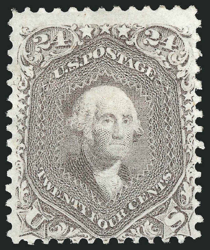 Costs of US Stamps Scott Catalogue # 70: 24c 1861 Washington. Robert Siegel Auction Galleries, Nov 2013, Sale 1057, Lot 626