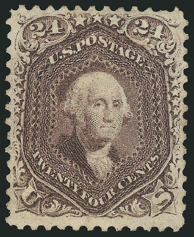 Prices of US Stamp Scott Catalogue # 70: 1861 24c Washington. Robert Siegel Auction Galleries, Mar 2014, Sale 1067, Lot 1026