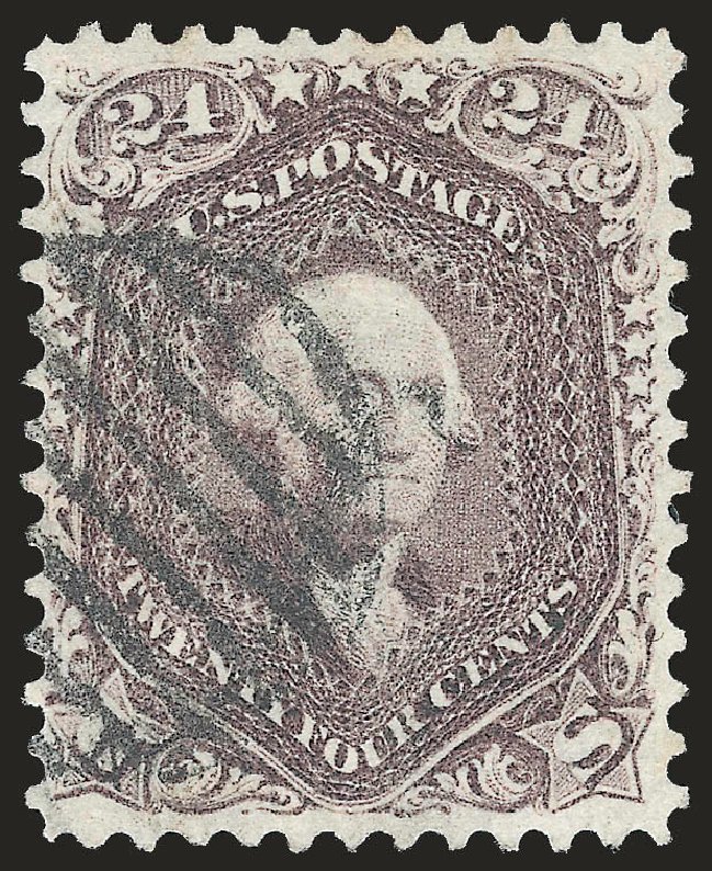 Prices of US Stamps Scott 70 - 1861 24c Washington. Robert Siegel Auction Galleries, Jun 2009, Sale 975, Lot 1266