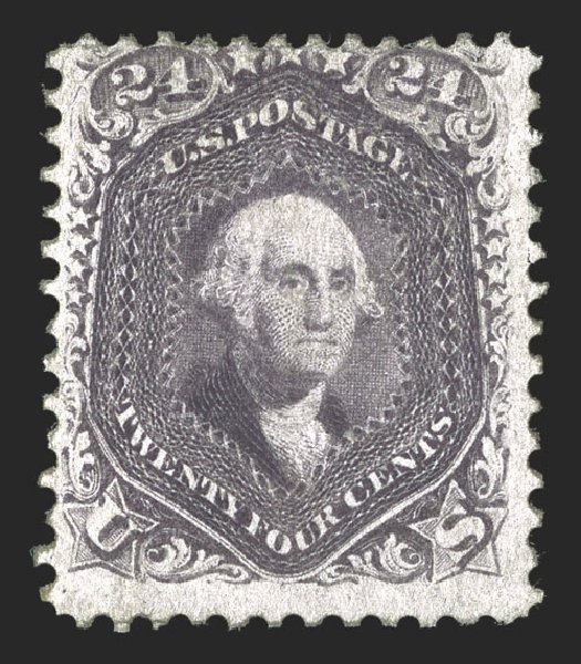 US Stamps Prices Scott # 70: 24c 1861 Washington. Spink Shreves Galleries, Jul 2012, Sale 140, Lot 116