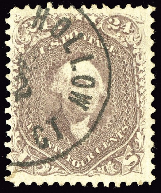 Costs of US Stamps Scott Catalog 70 - 1861 24c Washington. Spink Shreves Galleries, May 2014, Sale 148, Lot 86