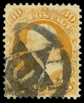 Price of US Stamp Scott Cat. # 71 - 1861 30c Franklin. Daniel Kelleher Auctions, Oct 2014, Sale 660, Lot 2097