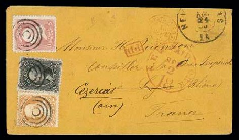 Price of US Stamps Scott Catalog #71 - 30c 1861 Franklin. Matthew Bennett International, Dec 2007, Sale 323, Lot 208