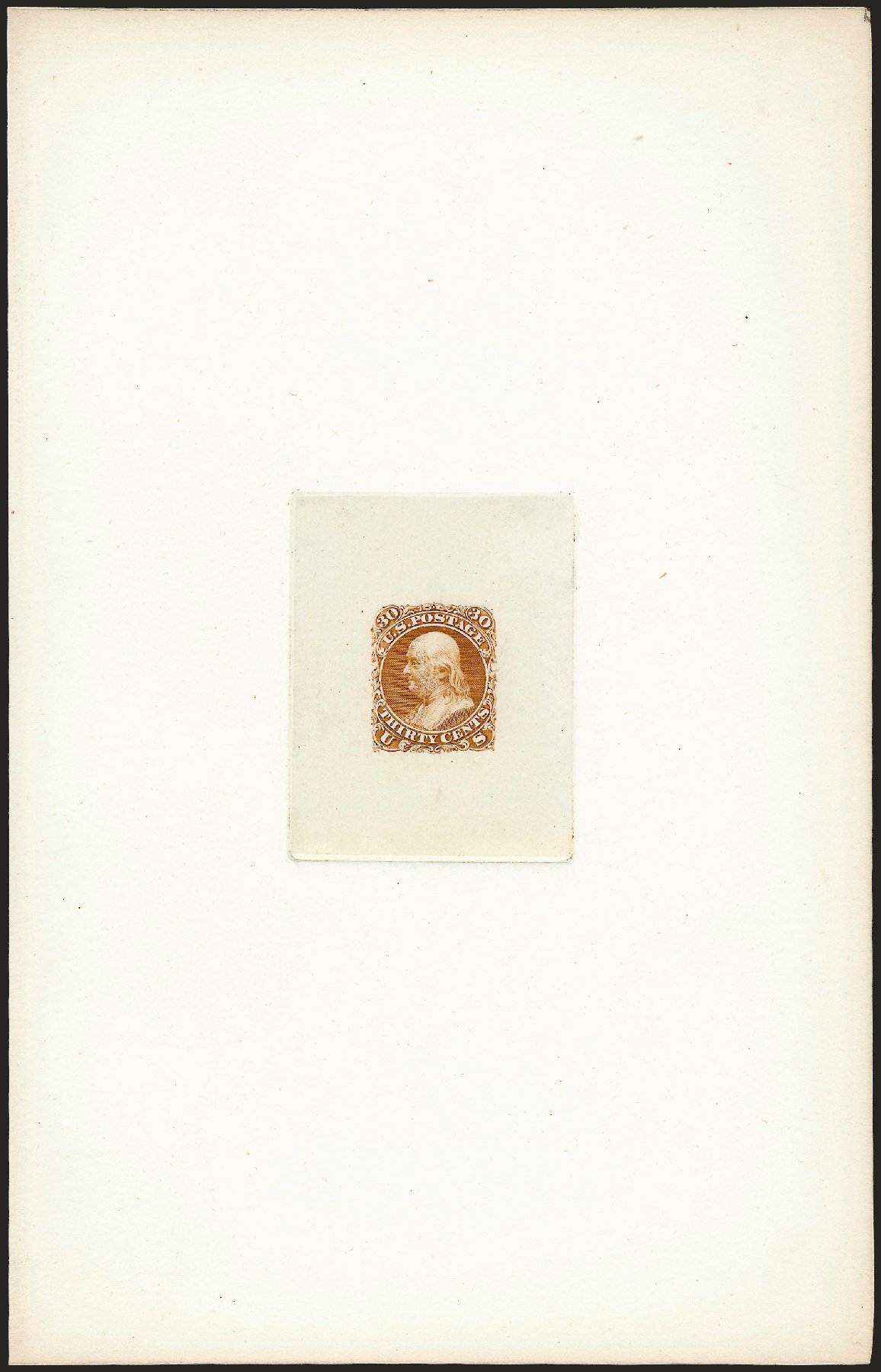 Price of US Stamps Scott Cat. 71 - 1861 30c Franklin. Robert Siegel Auction Galleries, Sep 2008, Sale 962, Lot 2058