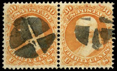 Price of US Stamps Scott Cat. #71: 1861 30c Franklin. Harmer-Schau Auction Galleries, Feb 2012, Sale 92, Lot 873