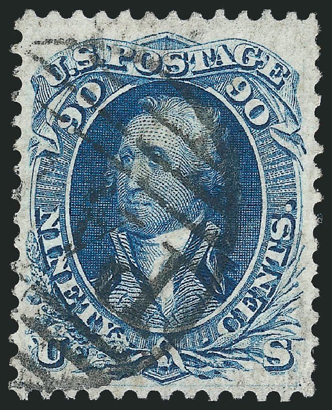 Value of US Stamp Scott Catalog 72: 1861 90c Washington. Robert Siegel Auction Galleries, Jun 2011, Sale 1011, Lot 447