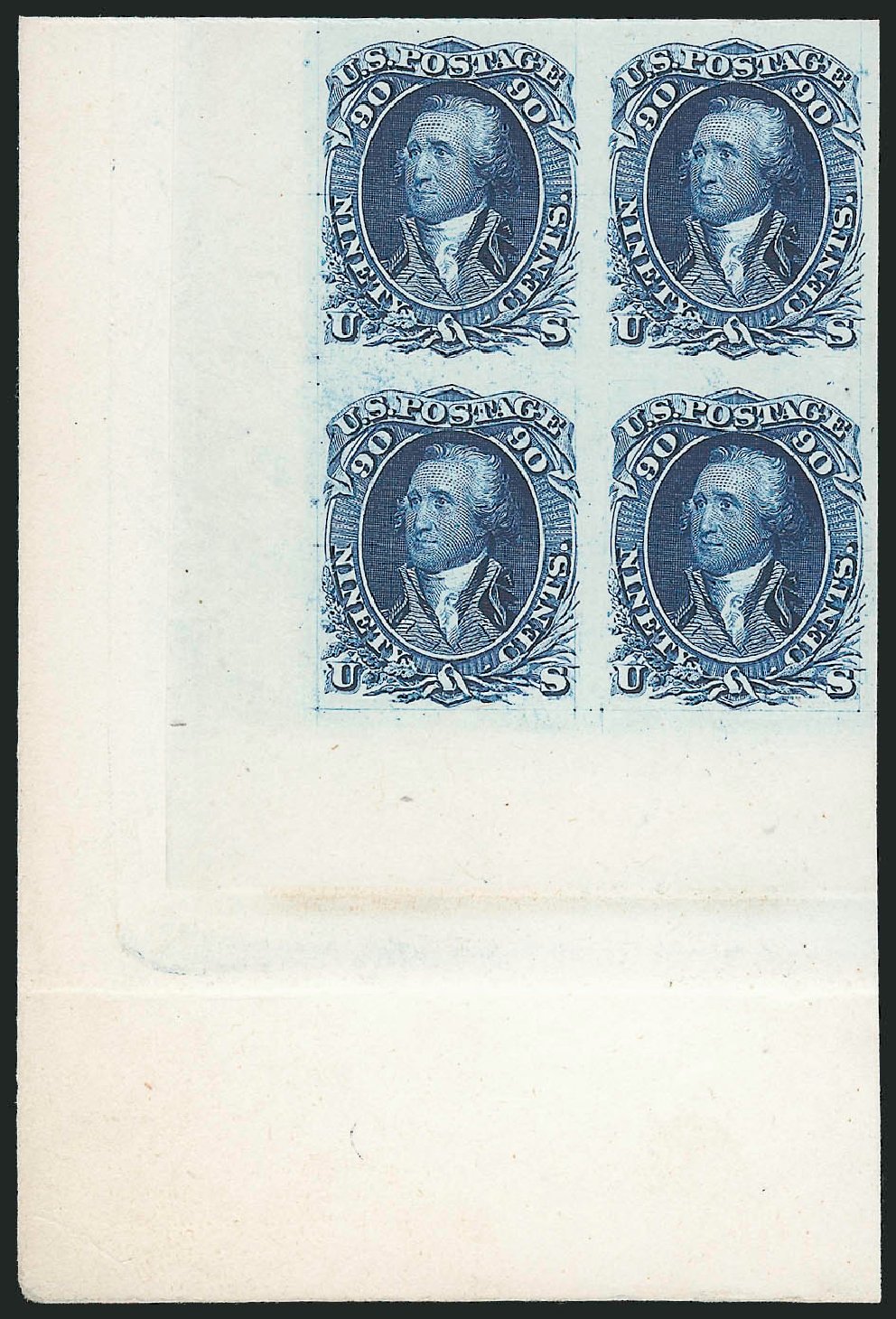 Costs of US Stamps Scott Catalogue #72 - 1861 90c Washington. Robert Siegel Auction Galleries, Jun 2012, Sale 1026, Lot 1017
