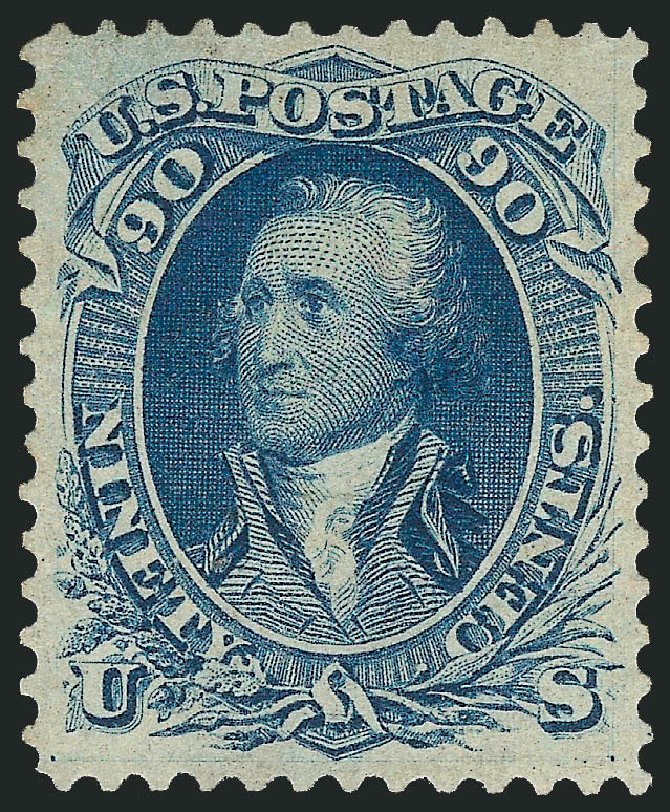 Prices of US Stamps Scott Cat. #72 - 90c 1861 Washington. Robert Siegel Auction Galleries, Mar 2011, Sale 1007, Lot 2218