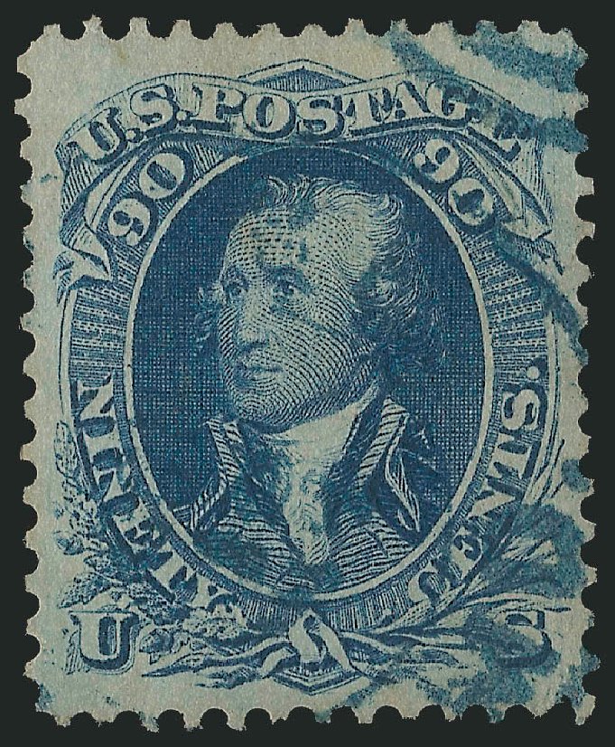 Price of US Stamps Scott Catalog # 72: 90c 1861 Washington. Robert Siegel Auction Galleries, Oct 2011, Sale 1014, Lot 1198