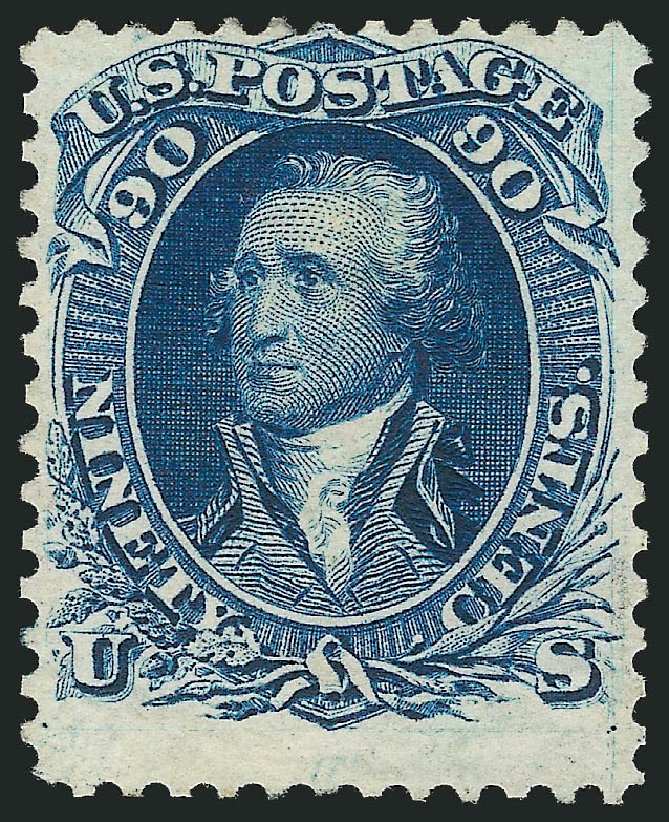 US Stamp Price Scott Catalog 72 - 1861 90c Washington. Robert Siegel Auction Galleries, Jun 2012, Sale 1026, Lot 1218