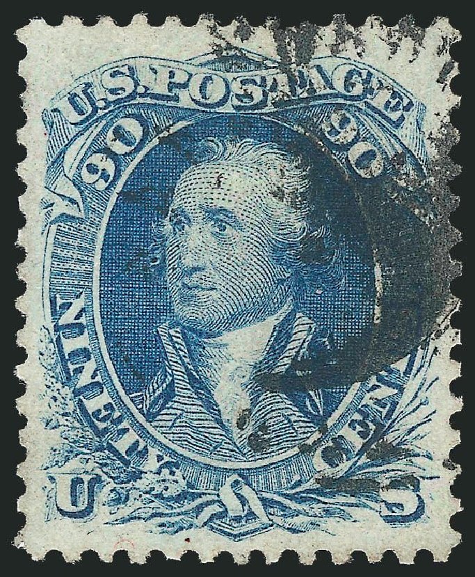 Cost of US Stamp Scott Cat. #72 - 90c 1861 Washington. Robert Siegel Auction Galleries, Mar 2013, Sale 1040, Lot 1298