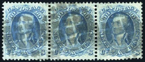 Costs of US Stamps Scott Catalog 72 - 90c 1861 Washington. Harmer-Schau Auction Galleries, Aug 2011, Sale 90, Lot 1199