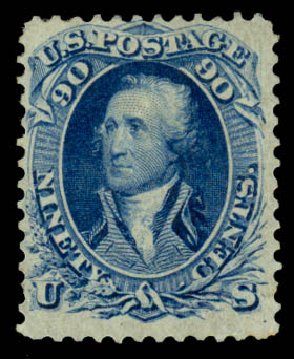 Prices of US Stamp Scott Catalogue # 72: 90c 1861 Washington. Daniel Kelleher Auctions, Mar 2014, Sale 650, Lot 2529