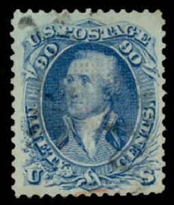 Prices of US Stamps Scott Catalog # 72: 1861 90c Washington. Daniel Kelleher Auctions, May 2014, Sale 652, Lot 169