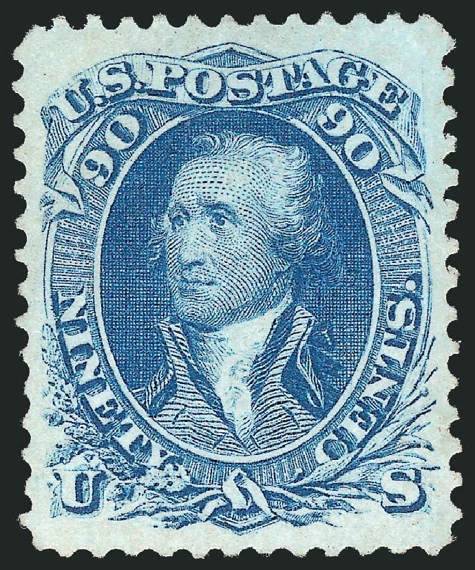 Cost of US Stamps Scott 72: 1861 90c Washington. Robert Siegel Auction Galleries, Jun 2011, Sale 1011, Lot 449