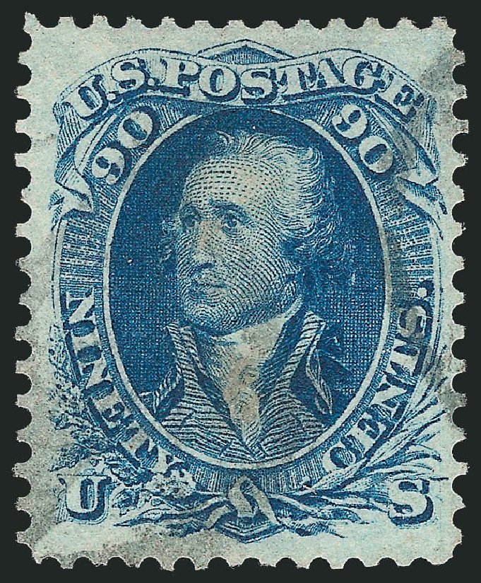 US Stamp Price Scott 72: 90c 1861 Washington. Robert Siegel Auction Galleries, Jun 2012, Sale 1026, Lot 1219