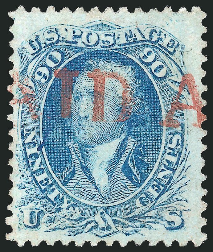 US Stamps Price Scott Catalogue #72: 90c 1861 Washington. Robert Siegel Auction Galleries, Oct 2010, Sale 997, Lot 5359
