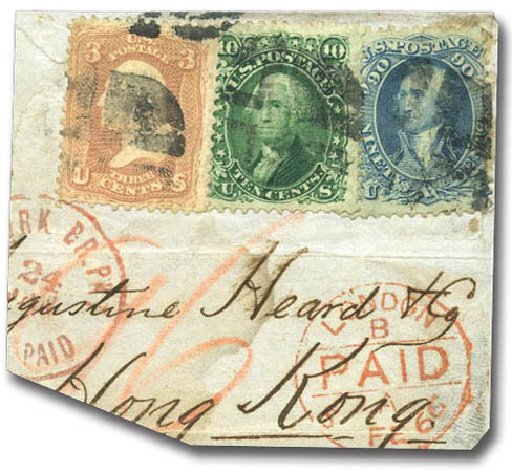 Costs of US Stamps Scott # 72: 1861 90c Washington. Matthew Bennett International, Mar 2011, Sale 337, Lot 2530