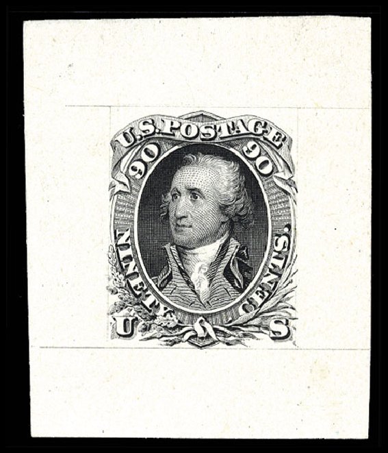 Value of US Stamps Scott Catalogue 72: 90c 1861 Washington. Cherrystone Auctions, Jul 2013, Sale 201307, Lot 20