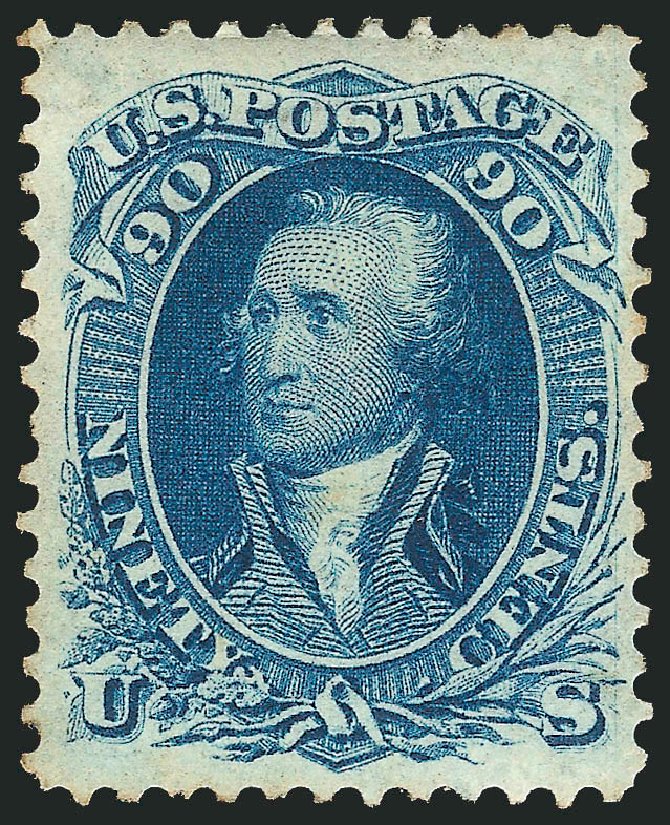 Value of US Stamp Scott # 72: 90c 1861 Washington. Robert Siegel Auction Galleries, Jun 2011, Sale 1011, Lot 450