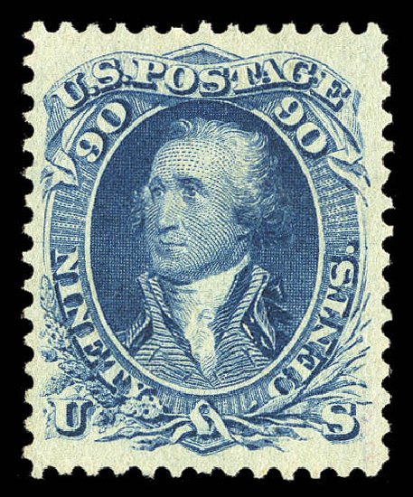 Costs of US Stamp Scott #72: 90c 1861 Washington. Matthew Bennett International, Sep 2012, Sale 345, Lot 101