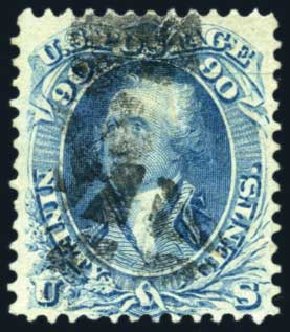 Prices of US Stamp Scott Catalogue #72: 90c 1861 Washington. Harmer-Schau Auction Galleries, Feb 2009, Sale 80, Lot 1121