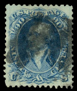 US Stamp Prices Scott Catalogue #72: 1861 90c Washington. Daniel Kelleher Auctions, May 2014, Sale 652, Lot 171