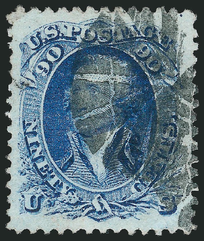 Price of US Stamp Scott Catalogue 72 - 1861 90c Washington. Robert Siegel Auction Galleries, Dec 2012, Sale 1037, Lot 1571